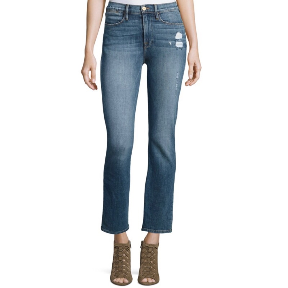 Frame Denim-Le High Straight Jeans